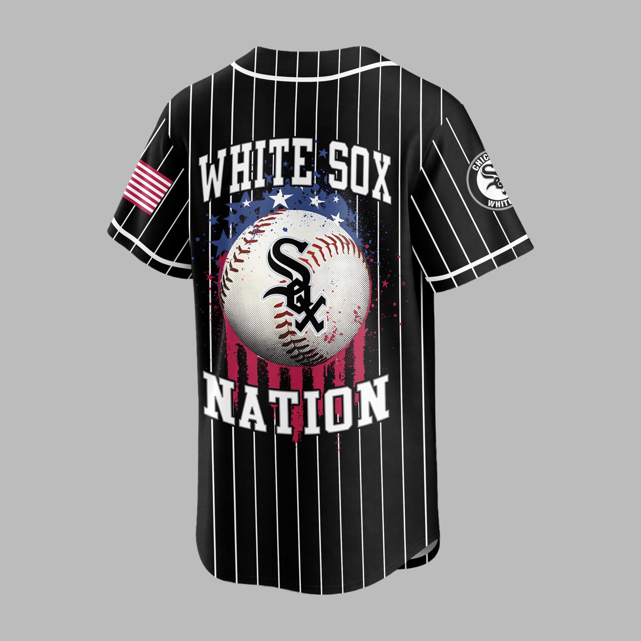 C.white Sox | M.l.b Usa Flag Edition Premium Baseball Jersey