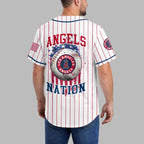 L.a.angels | M.l.b Usa Flag Edition Premium Baseball Jersey
