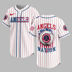 L.a.angels | M.l.b Usa Flag Edition Premium Baseball Jersey