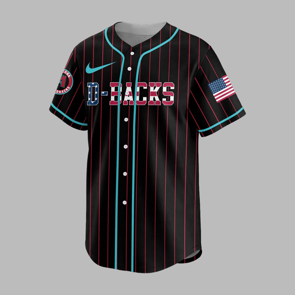 A.diamondbacks | M.l.b Usa Flag Edition Premium Baseball Jersey