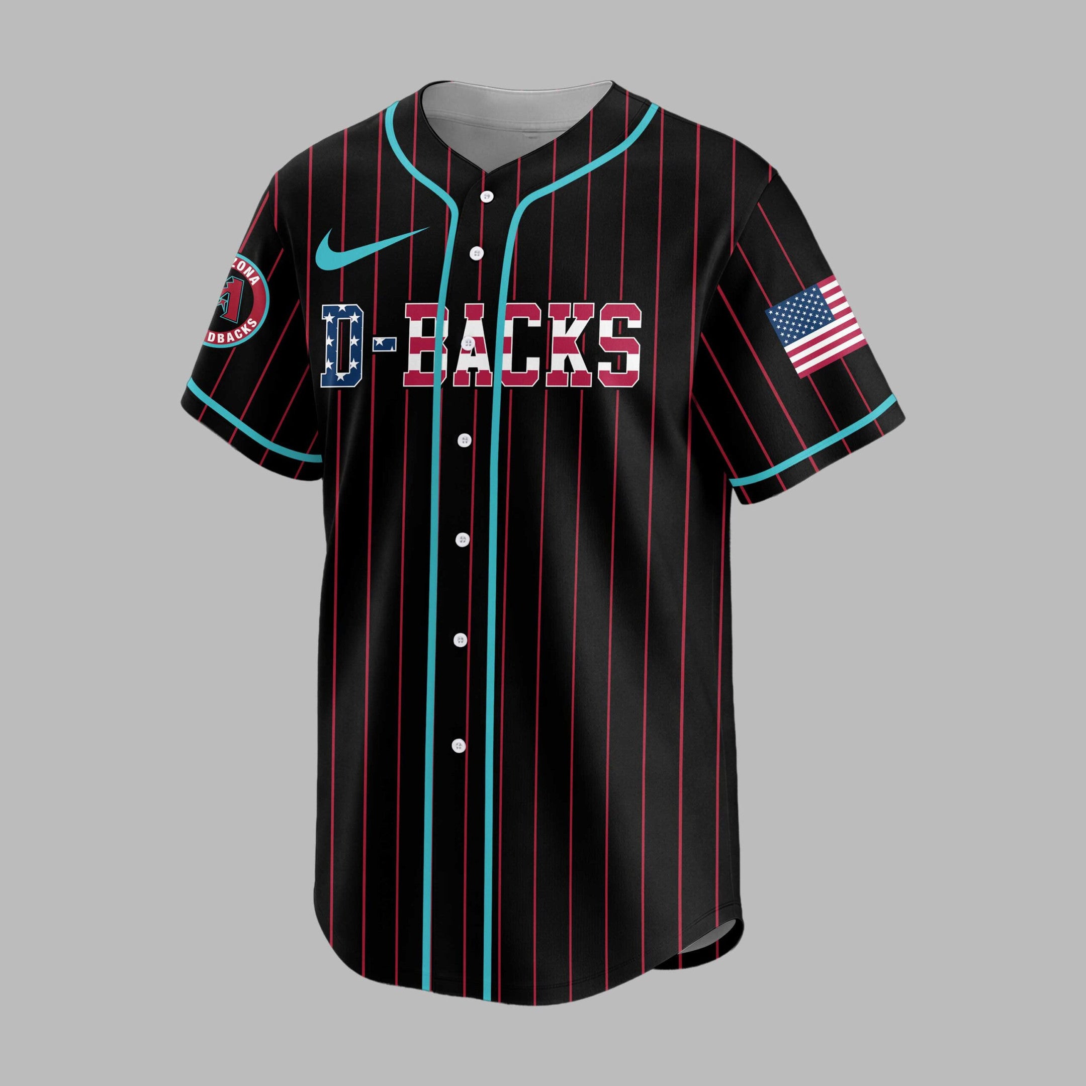 A.diamondbacks | M.l.b Usa Flag Edition Premium Baseball Jersey