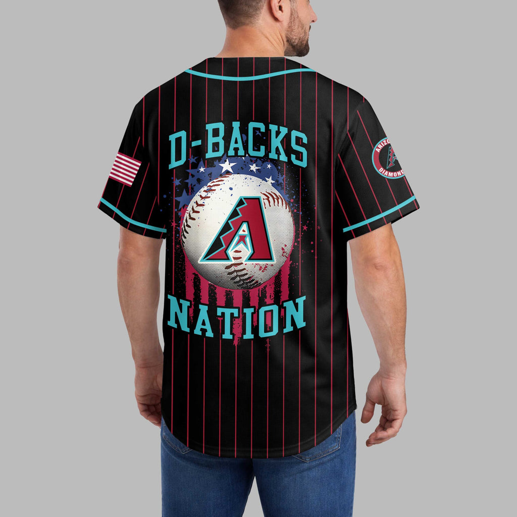 A.diamondbacks | M.l.b Usa Flag Edition Premium Baseball Jersey