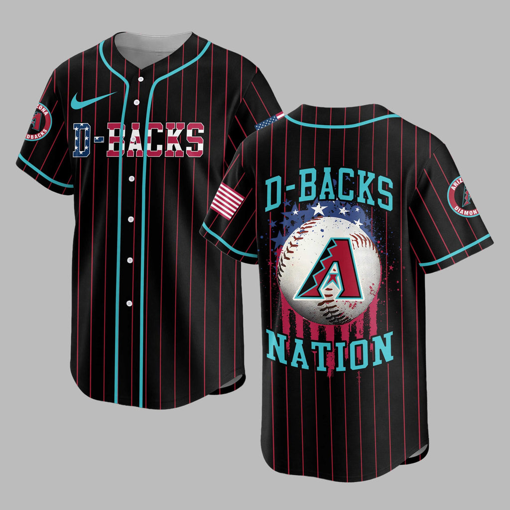 A.diamondbacks | M.l.b Usa Flag Edition Premium Baseball Jersey