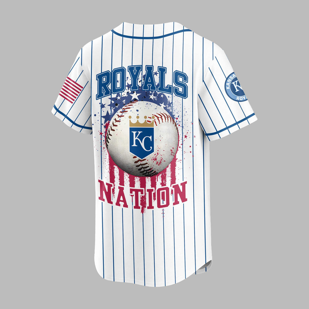 K.c.royals | M.l.b Usa Flag Edition Premium Baseball Jersey