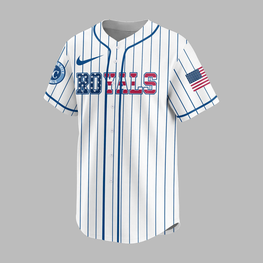 K.c.royals | M.l.b Usa Flag Edition Premium Baseball Jersey
