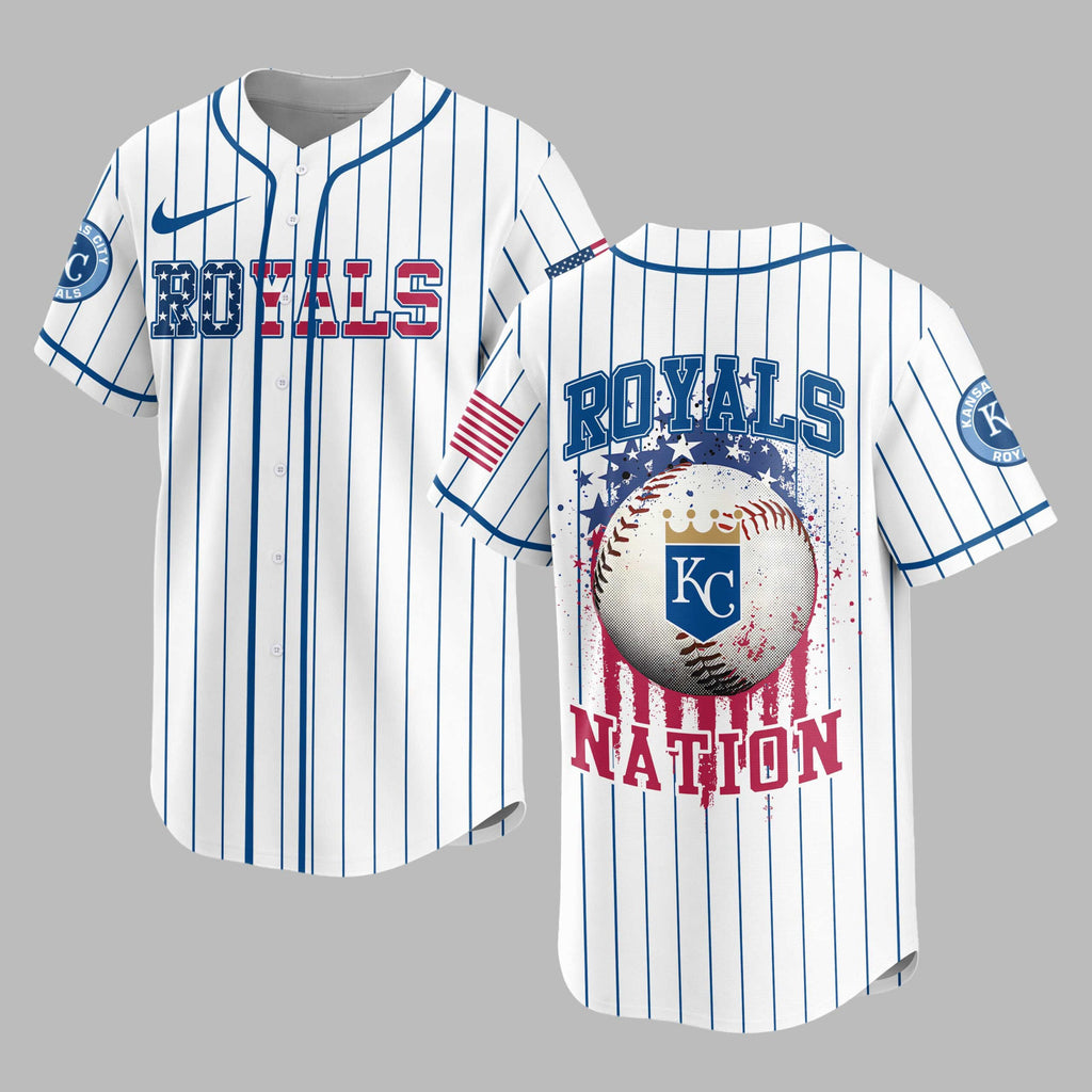 K.c.royals | M.l.b Usa Flag Edition Premium Baseball Jersey