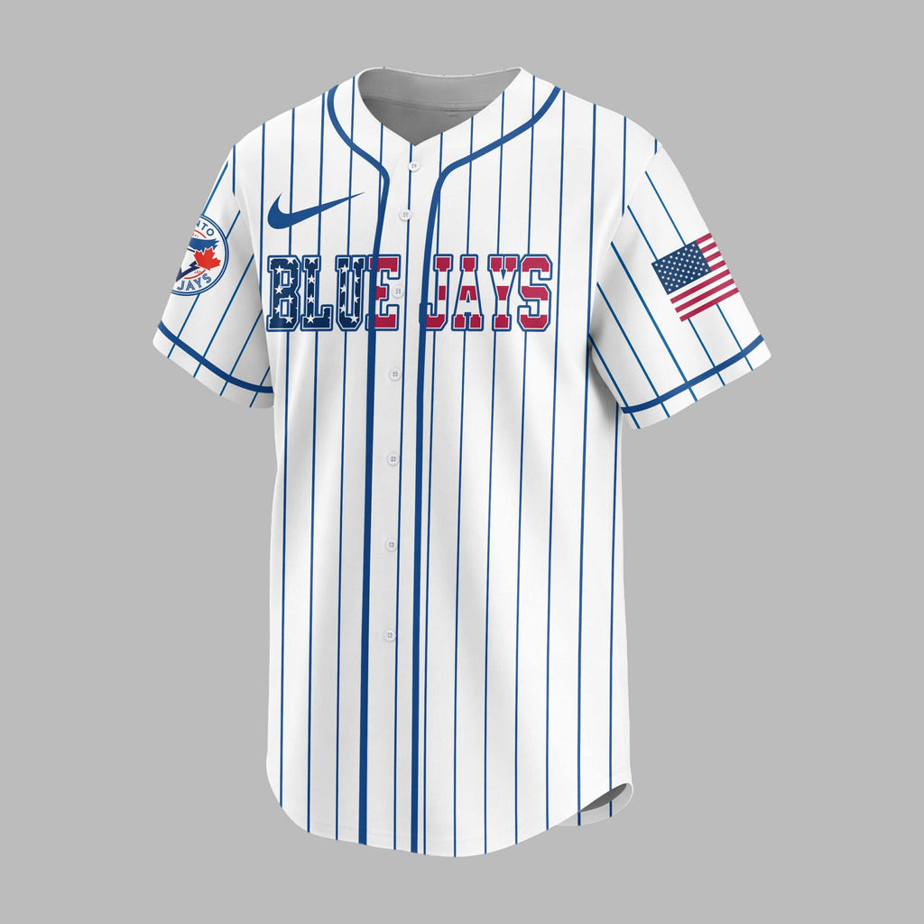 T.blue Jays | M.l.b Usa Flag Edition Premium Baseball Jersey
