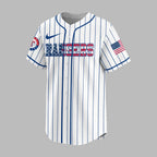 T.rangers | M.l.b Usa Flag Edition Premium Baseball Jersey