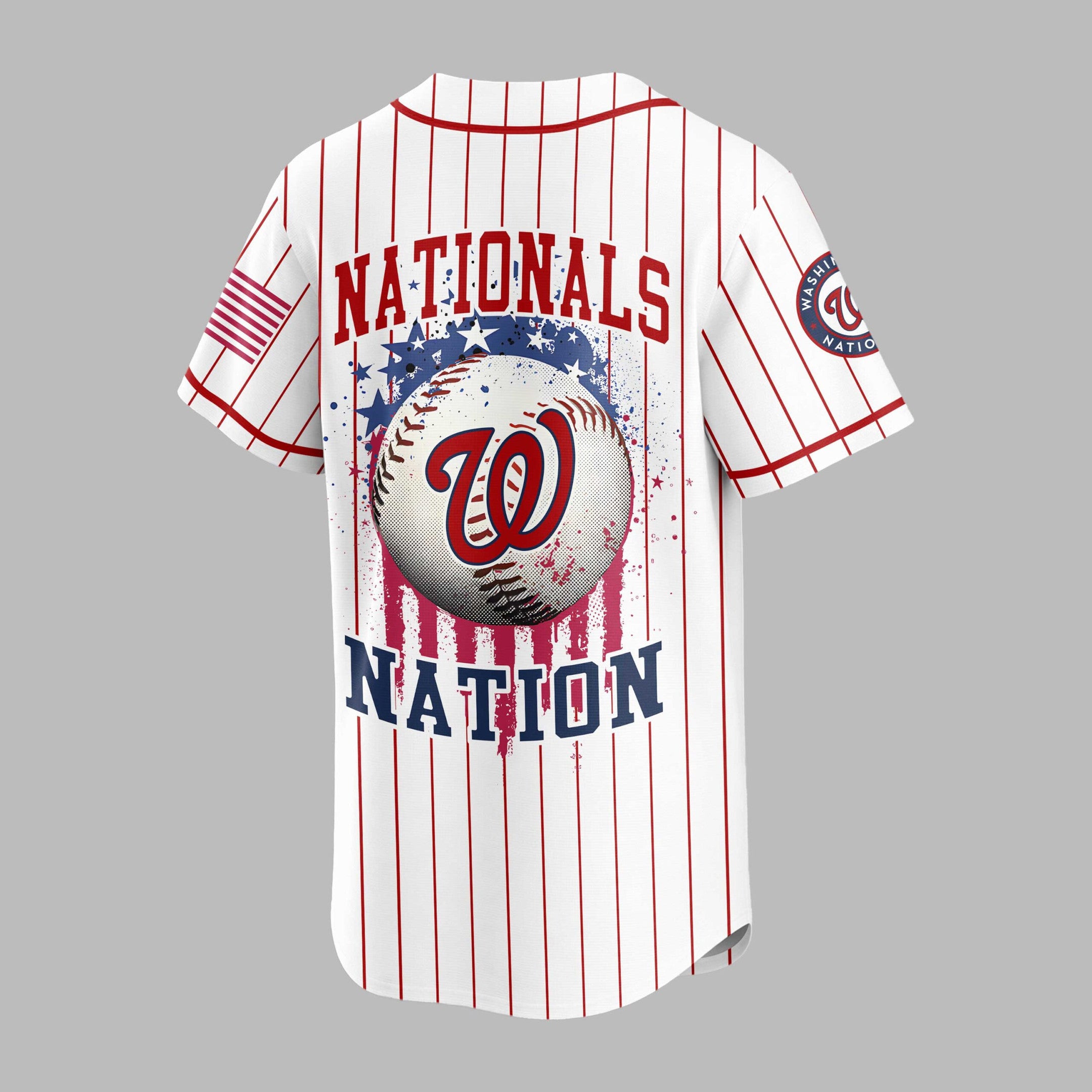 W.nationals | M.l.b Usa Flag Edition Premium Baseball Jersey