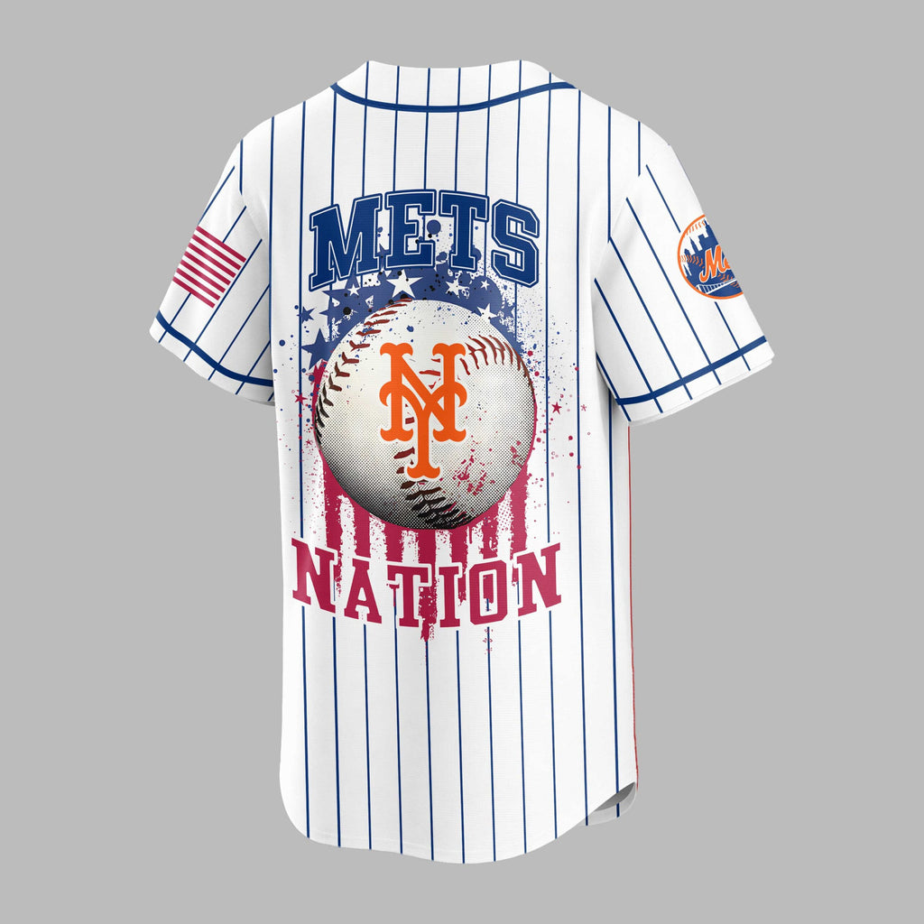 N.y.mets | M.l.b Usa Flag Edition Premium Baseball Jersey