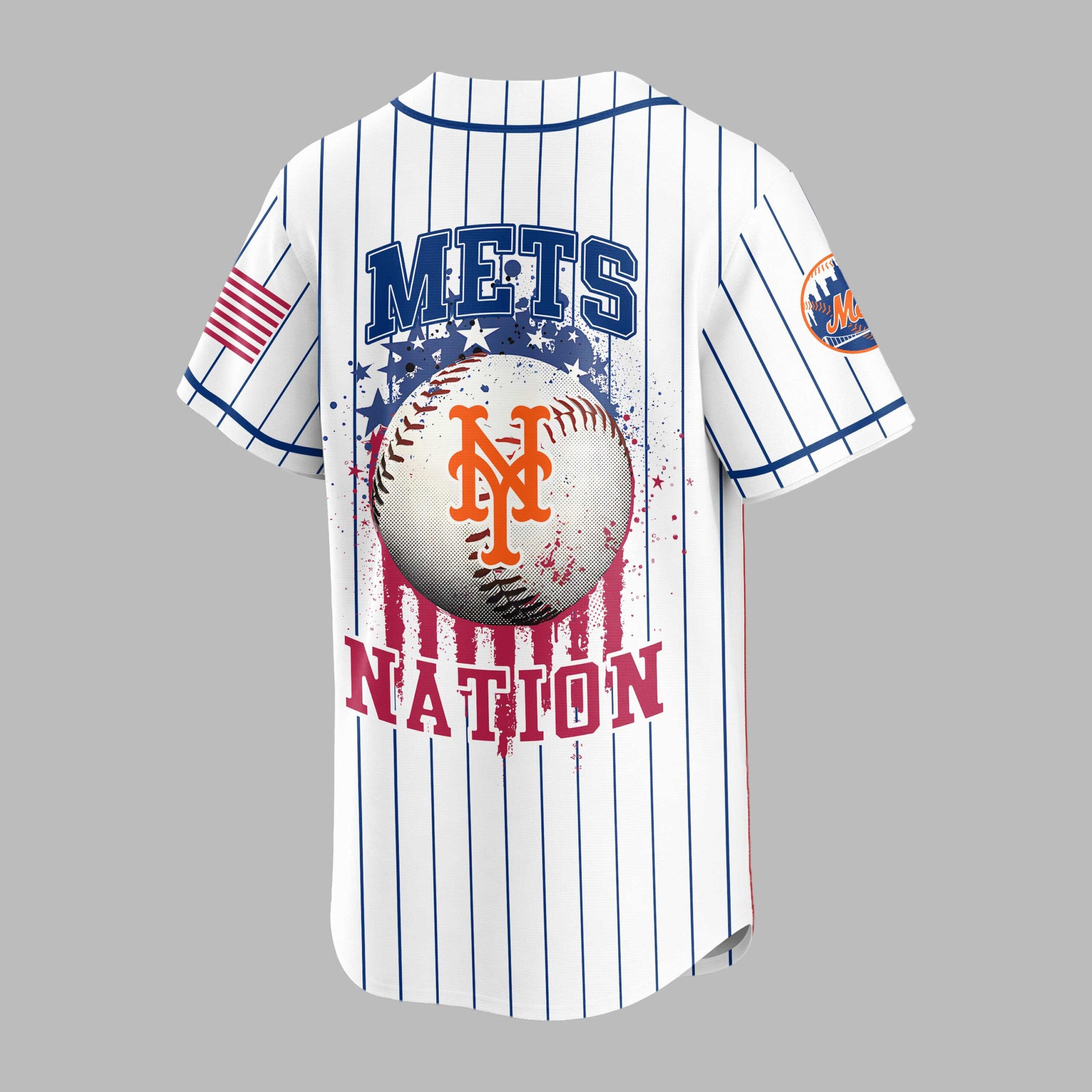 N.y.mets | M.l.b Usa Flag Edition Premium Baseball Jersey