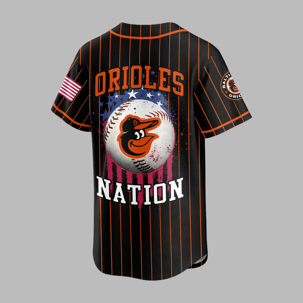 B.orioles | M.l.b Usa Flag Edition Premium Baseball Jersey