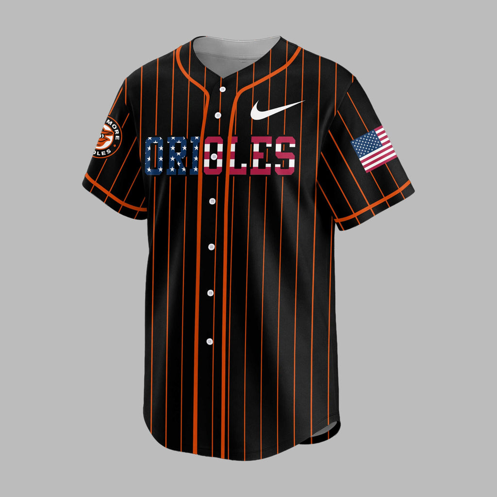 B.orioles | M.l.b Usa Flag Edition Premium Baseball Jersey