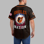 B.orioles | M.l.b Usa Flag Edition Premium Baseball Jersey