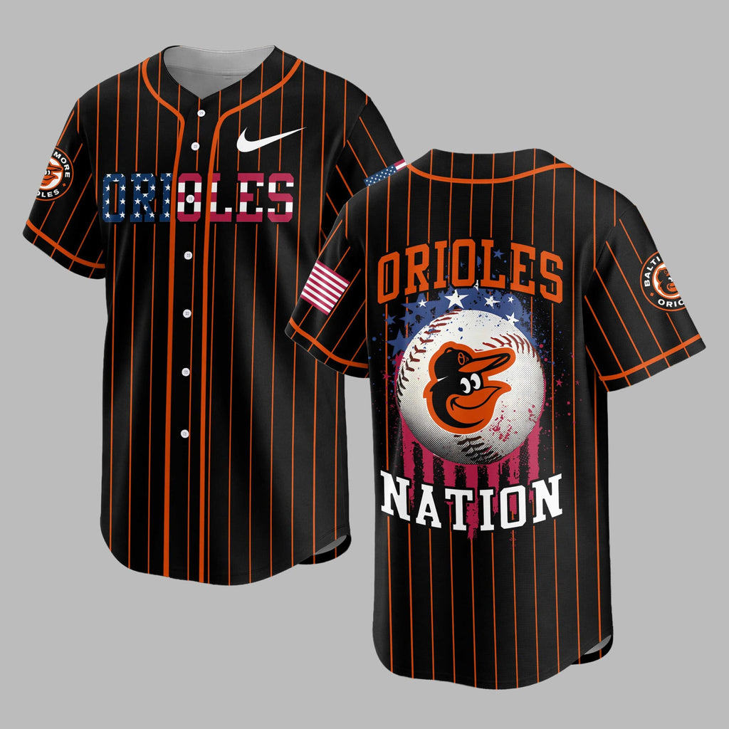 B.orioles | M.l.b Usa Flag Edition Premium Baseball Jersey