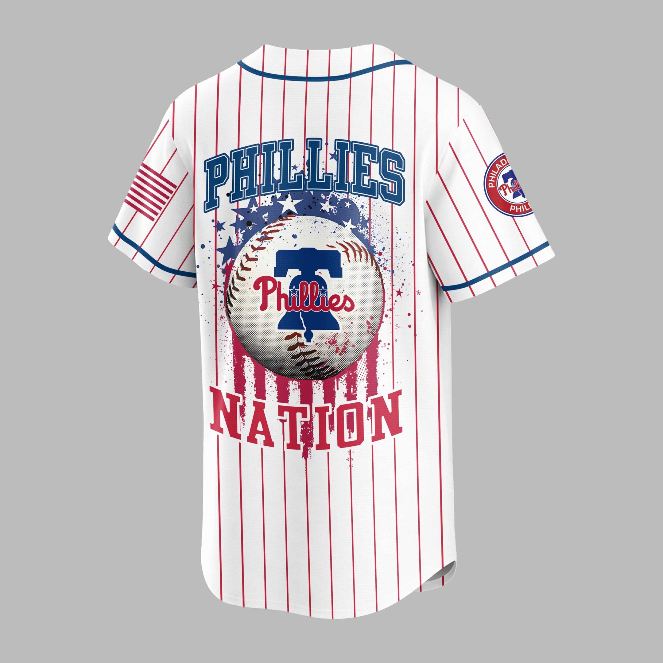P.phillies | M.l.b Usa Flag Edition Premium Baseball Jersey