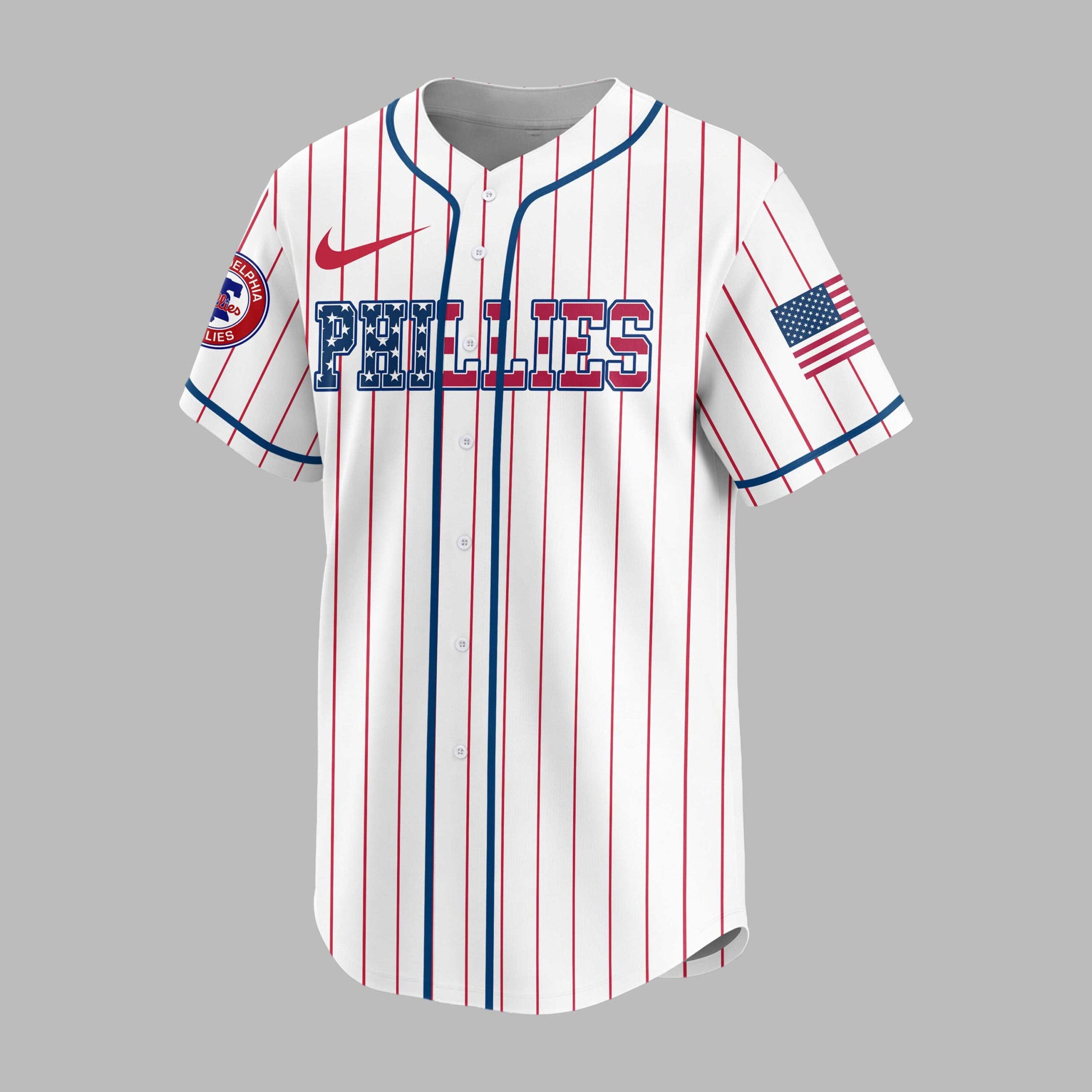 P.phillies | M.l.b Usa Flag Edition Premium Baseball Jersey