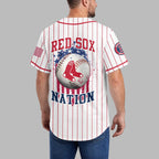 B.red Sox | M.l.b Usa Flag Edition Premium Baseball Jersey