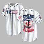 M.twins | M.l.b Usa Flag Edition Premium Baseball Jersey
