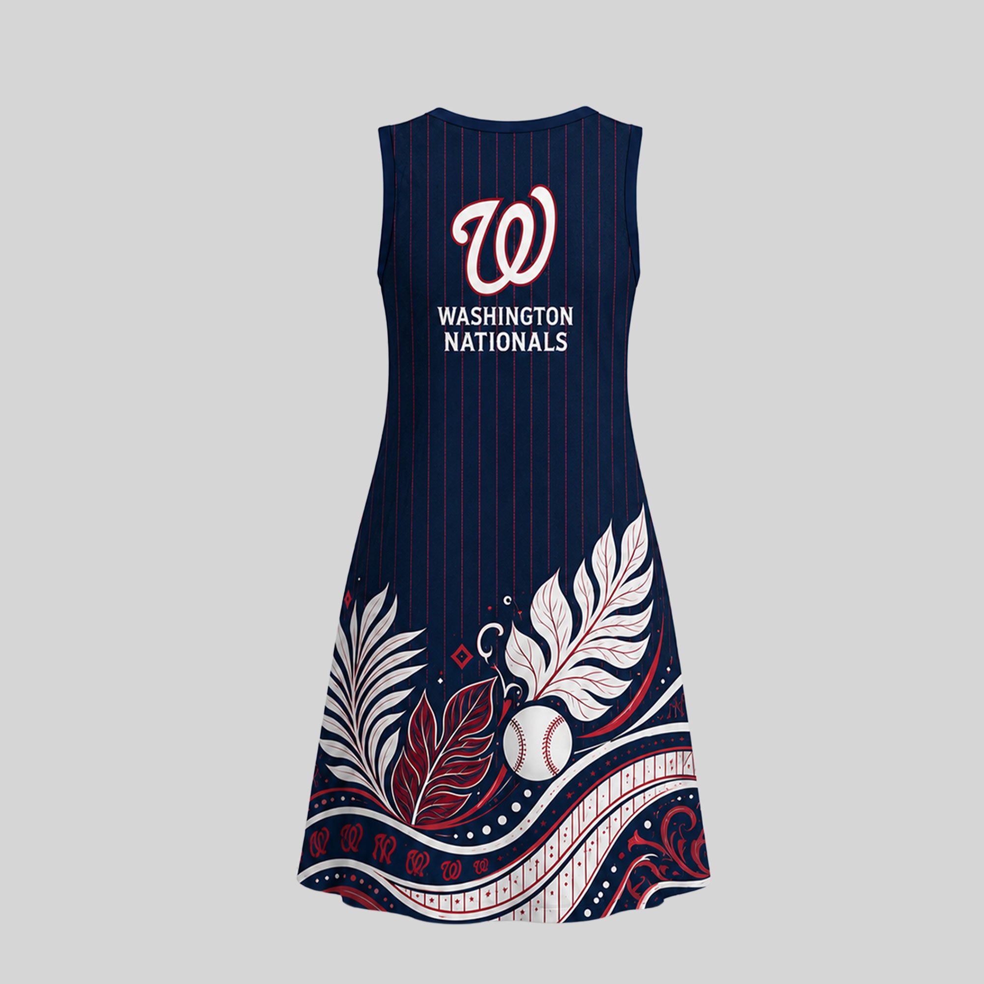 W.nationals | Premium M.l.b Floral Dress Td