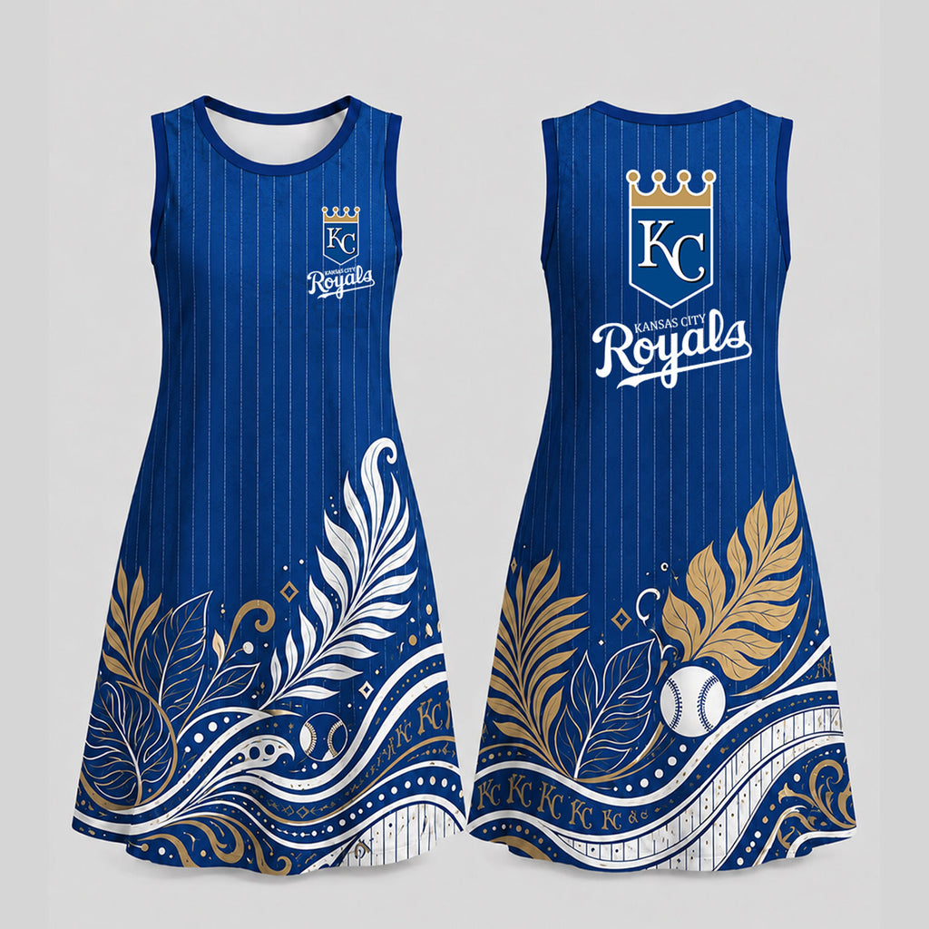 K.c.royals | Premium M.l.b Floral Dress Td