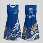 K.c.royals | Premium M.l.b Floral Dress Td