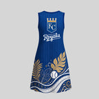 K.c.royals | Premium M.l.b Floral Dress Td