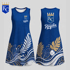 K.c.royals | Premium M.l.b Floral Dress Td
