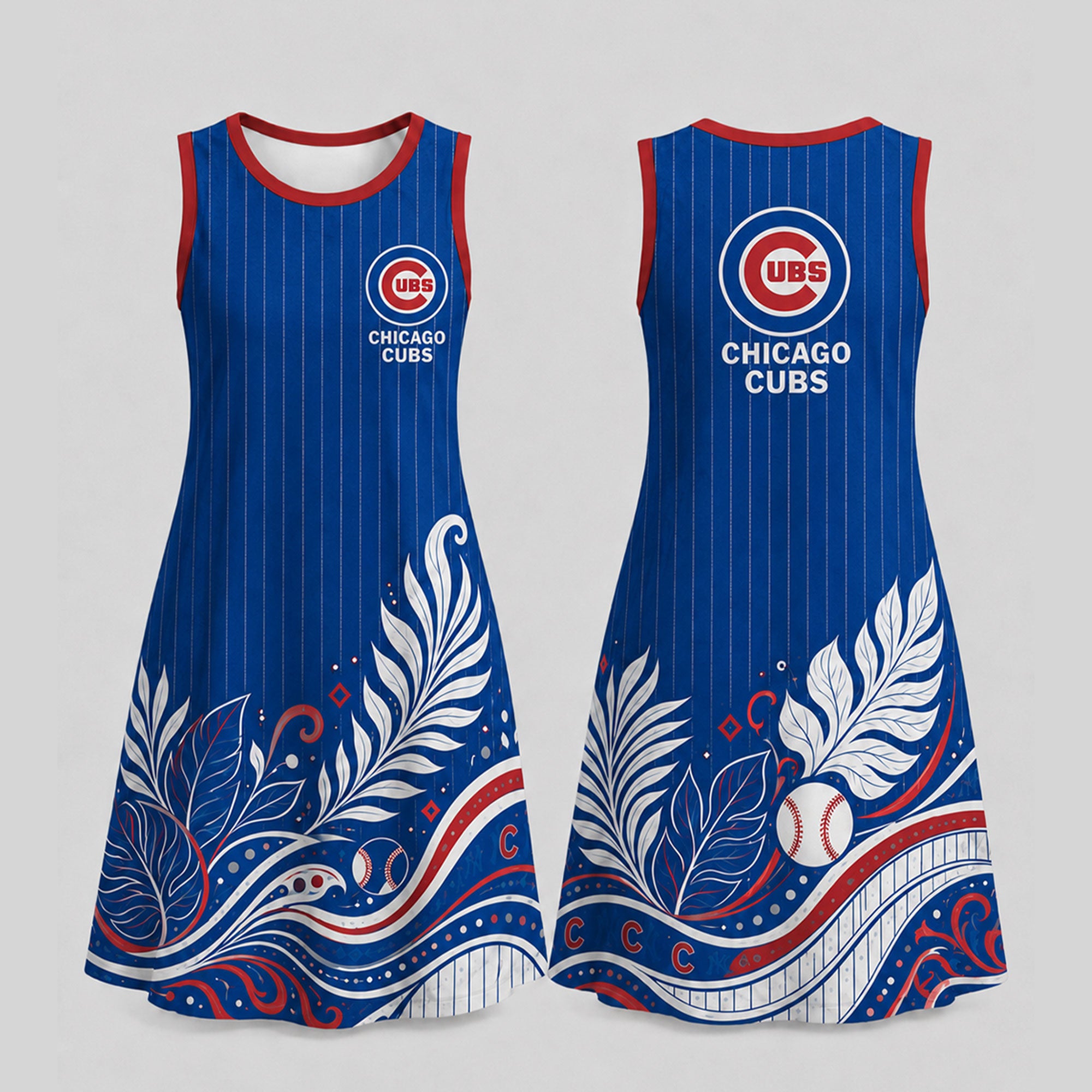 C.cubs | Premium M.l.b Floral Dress Td