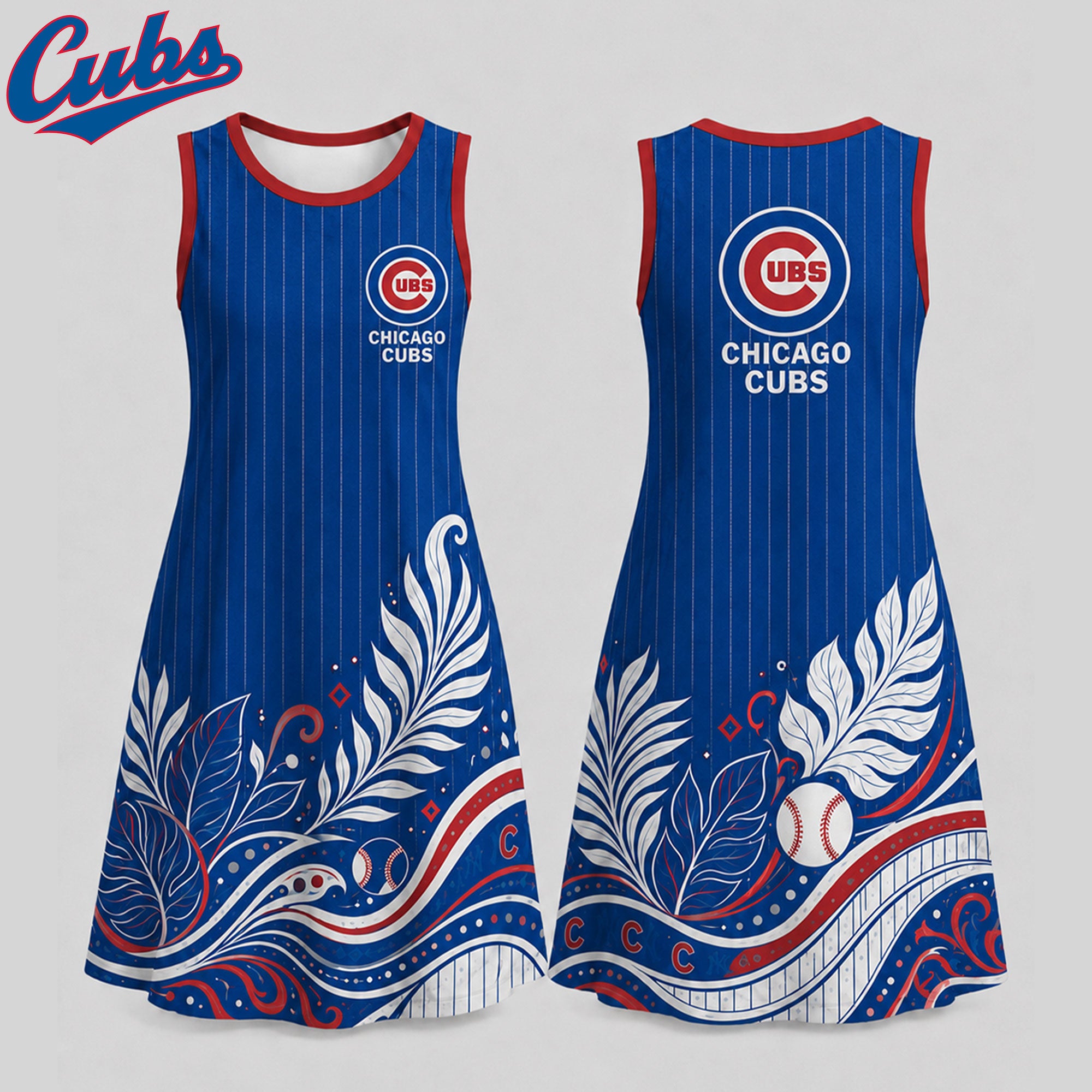 C.cubs | Premium M.l.b Floral Dress Td