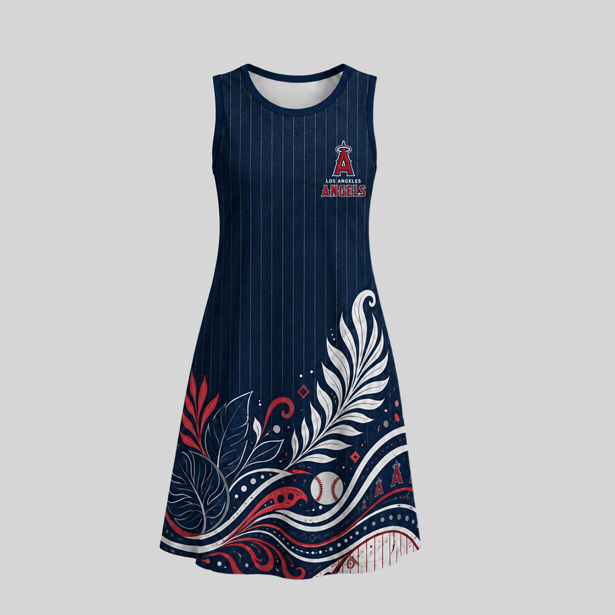 L.a.angels | Premium M.l.b Floral Dress Td