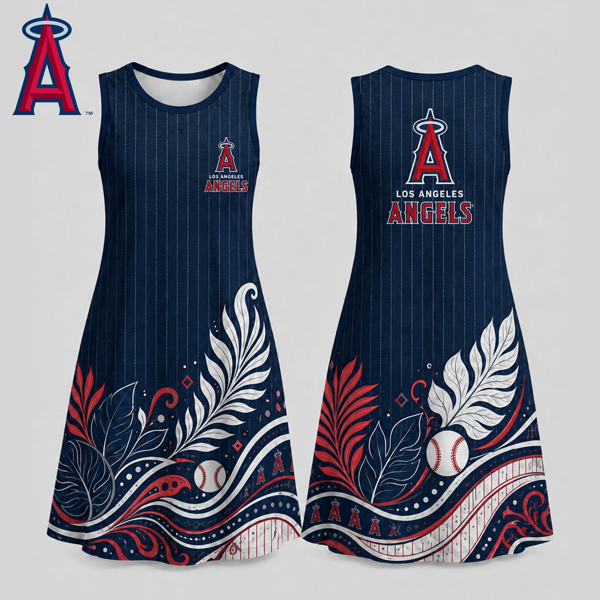 L.a.angels | Premium M.l.b Floral Dress Td