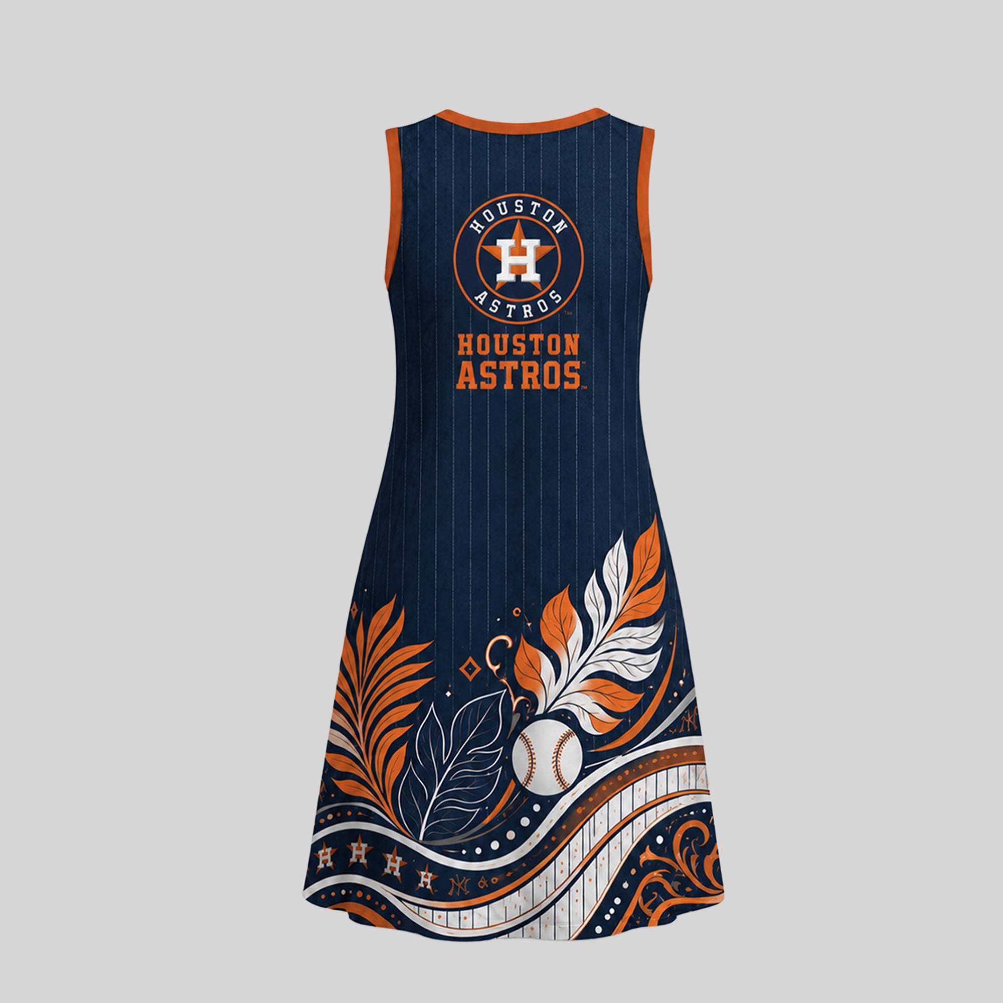 H.astros | Premium M.l.b Floral Dress Td
