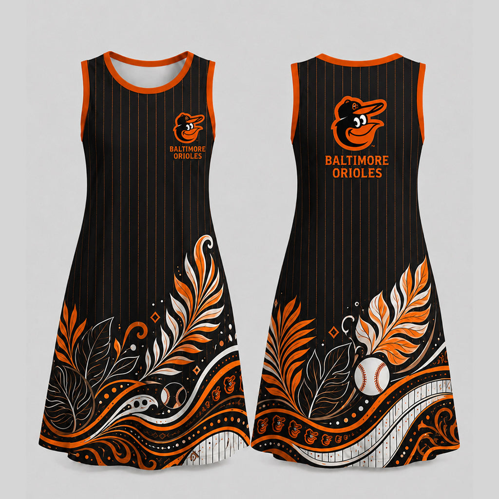 B.orioles | Premium M.l.b Floral Dress Td