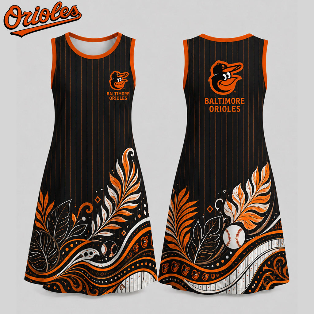 B.orioles | Premium M.l.b Floral Dress Td