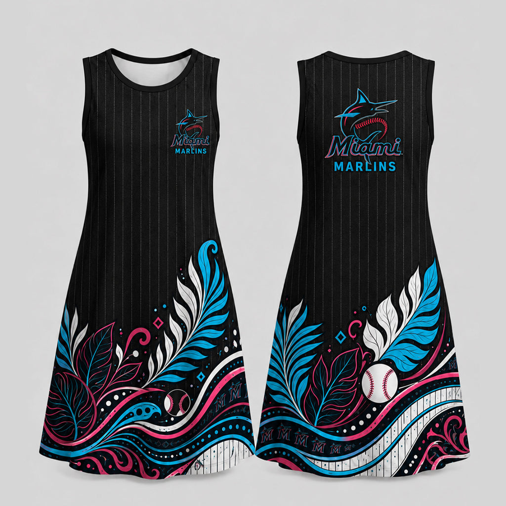 M.marlins | Premium M.l.b Floral Dress Td