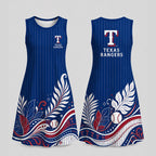 T.rangers | Premium M.l.b Floral Dress Td