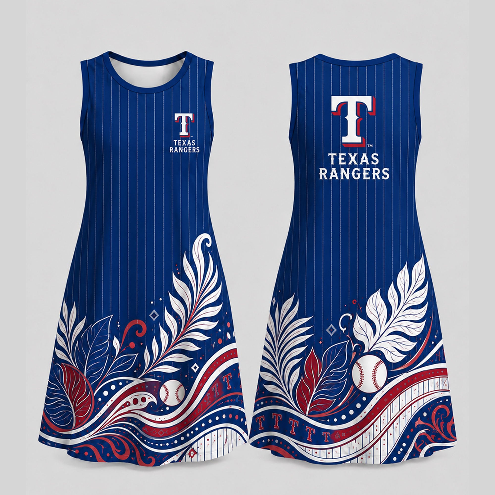 T.rangers | Premium M.l.b Floral Dress Td