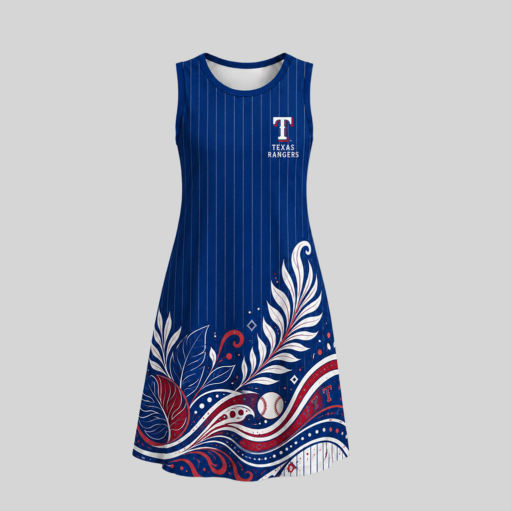 T.rangers | Premium M.l.b Floral Dress Td