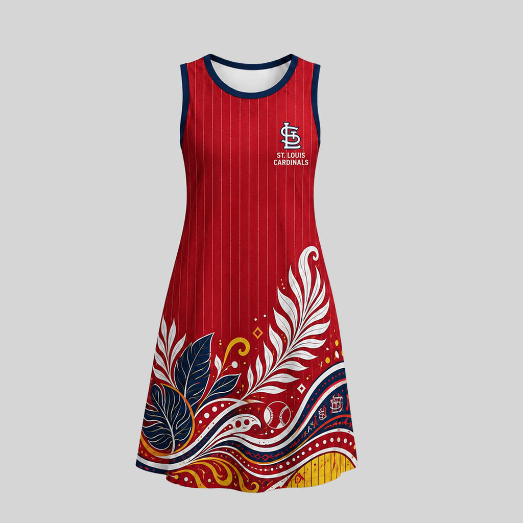 S.l.cardinals | Premium M.l.b Floral Dress Td