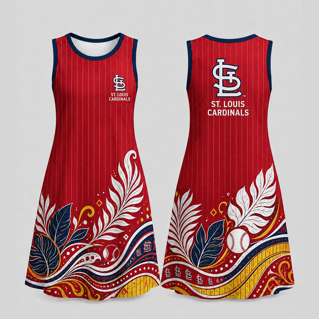 S.l.cardinals | Premium M.l.b Floral Dress Td
