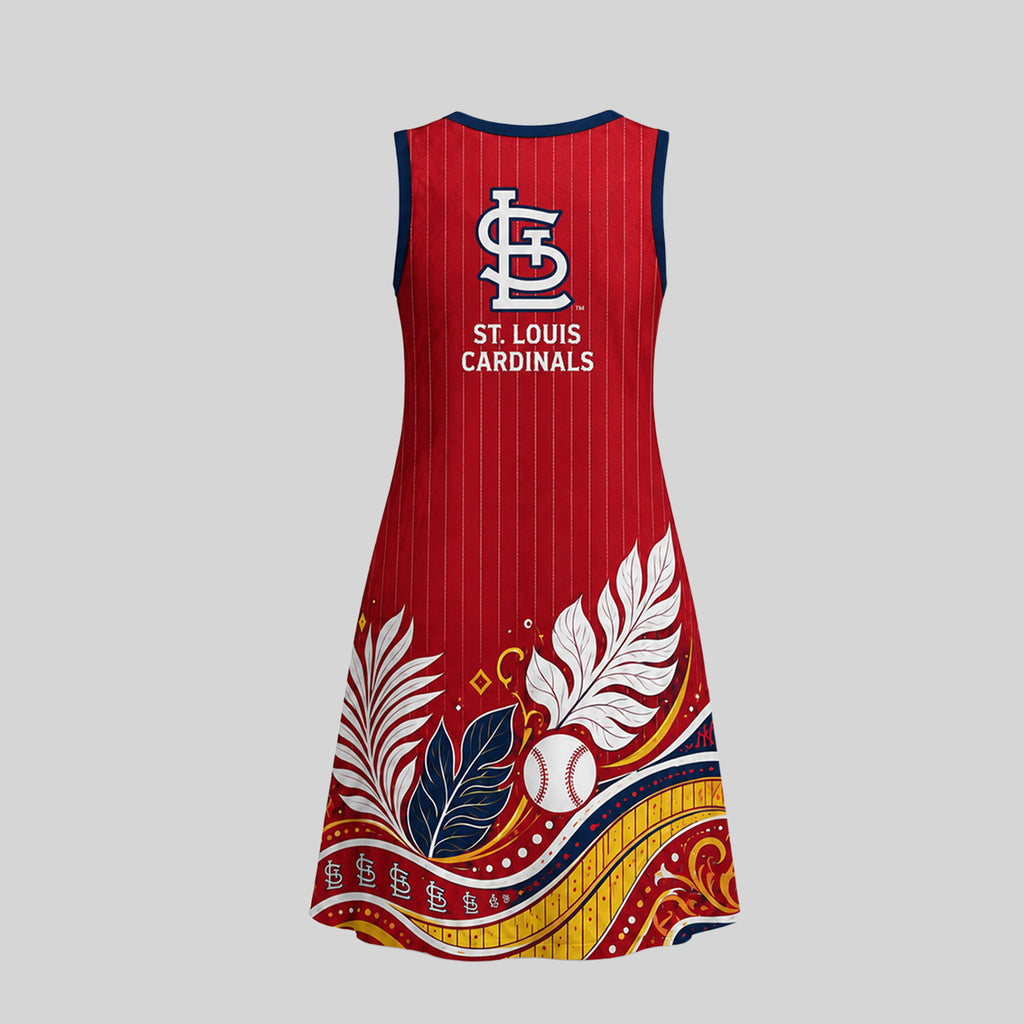 S.l.cardinals | Premium M.l.b Floral Dress Td