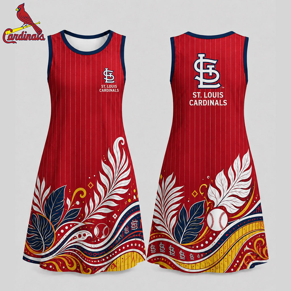 S.l.cardinals | Premium M.l.b Floral Dress Td