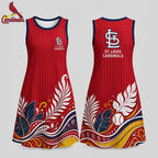 S.l.cardinals | Premium M.l.b Floral Dress Td