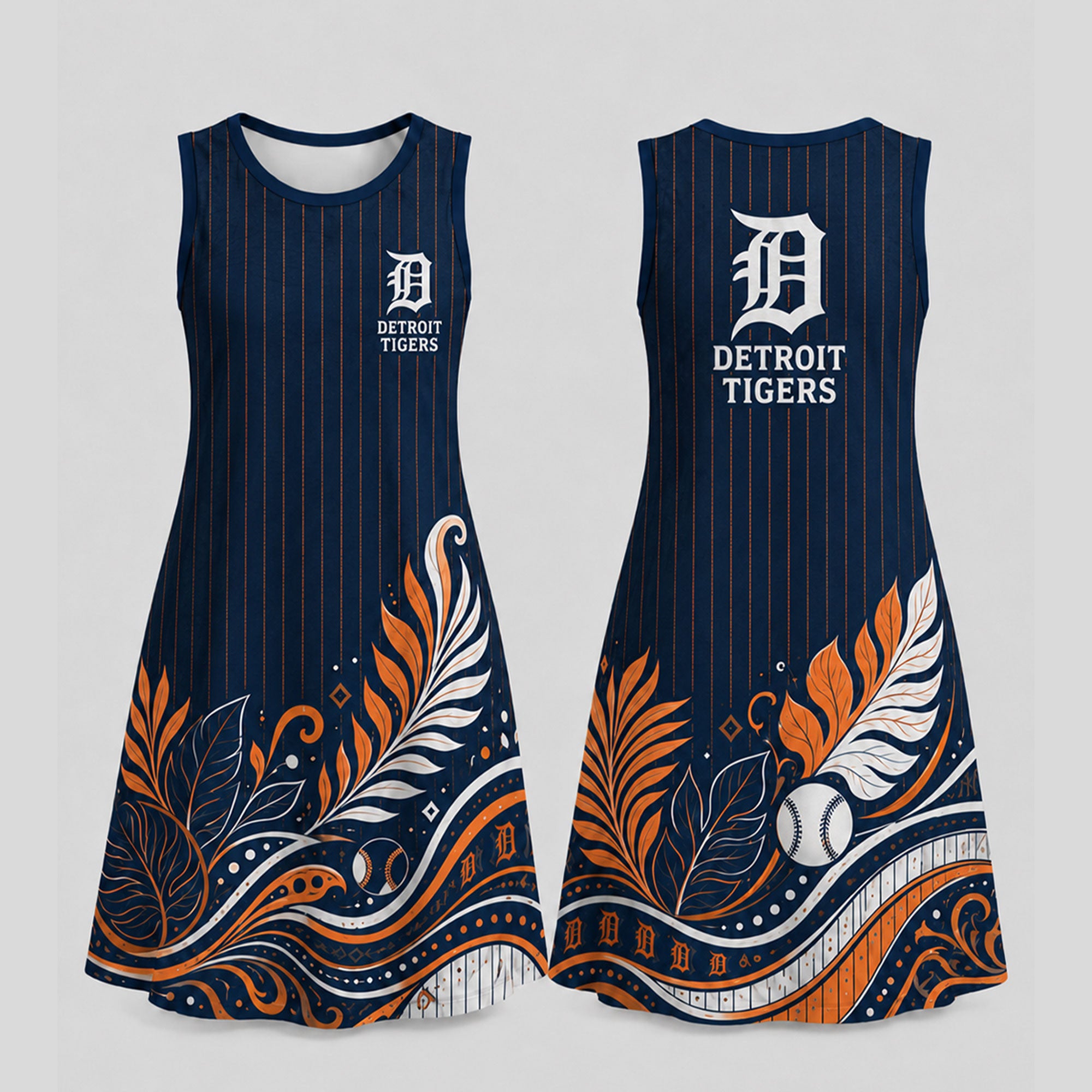 D.tigers | Premium M.l.b Floral Dress Td