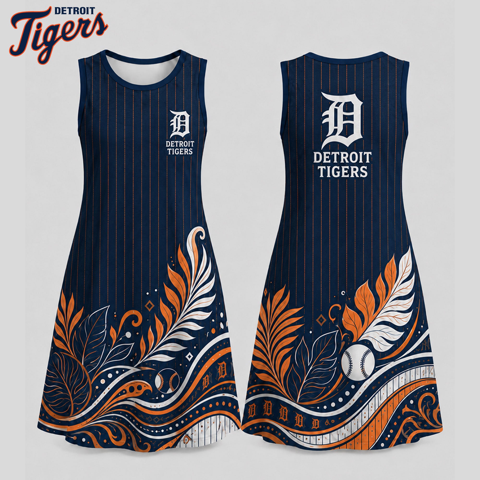 D.tigers | Premium M.l.b Floral Dress Td