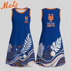 N.y.mets | Premium M.l.b Floral Dress Td