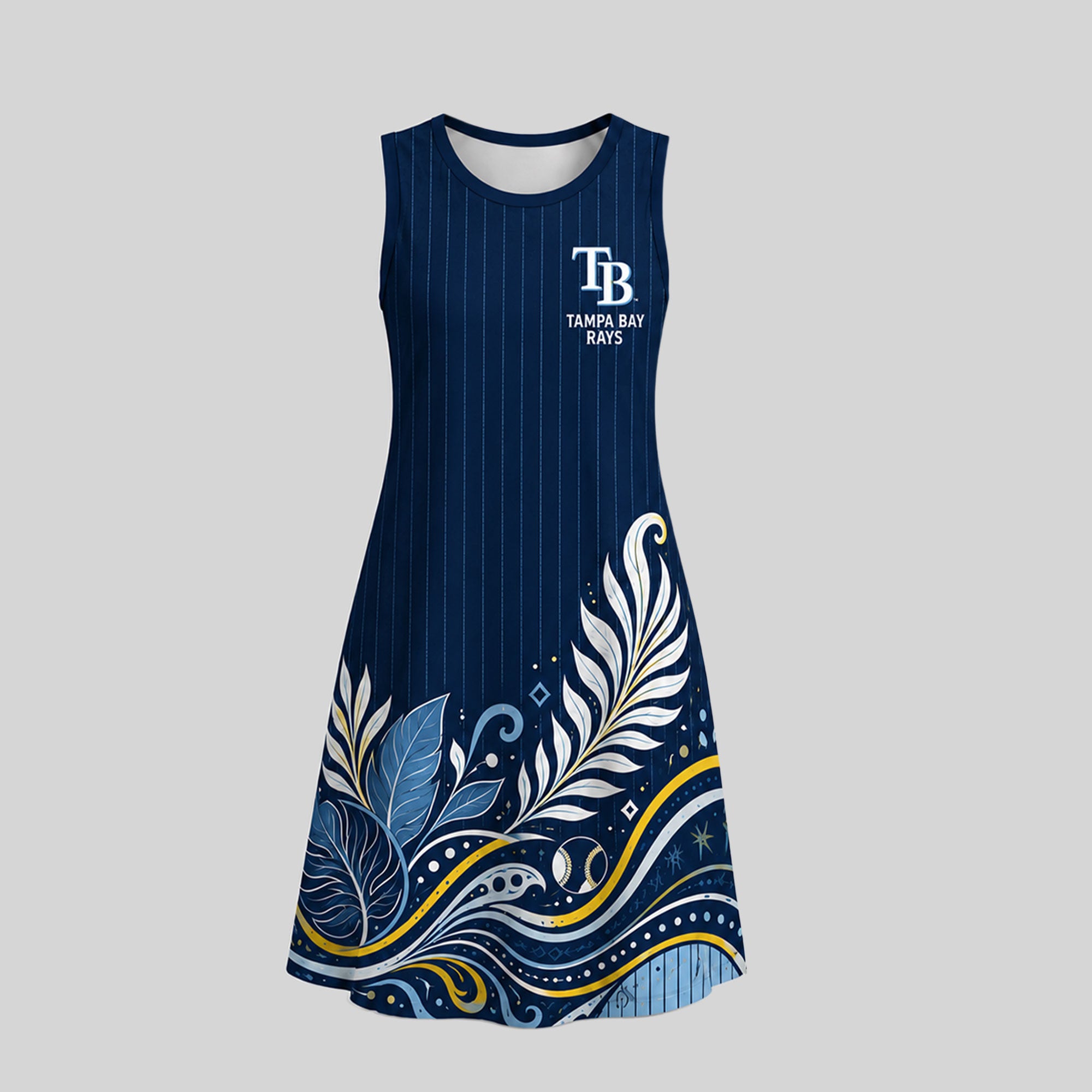 T.bay Rays | Premium M.l.b Floral Dress Td