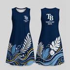 T.bay Rays | Premium M.l.b Floral Dress Td