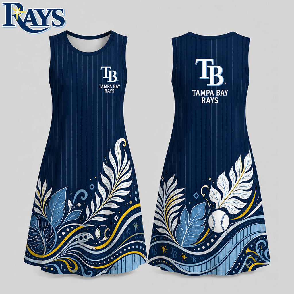 T.bay Rays | Premium M.l.b Floral Dress Td